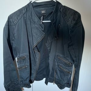 Faded Black Utility Jacket